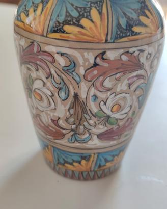 Antico vaso maiolica decori Pesaro 