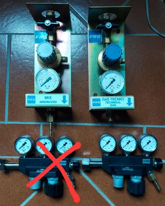 Riduttore di pressione gas tecnici