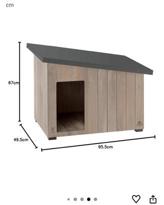 Cuccia per esterni cani taglia media