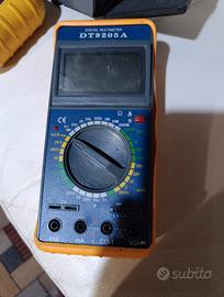 multimetro con batteria 9 volt non inclusa