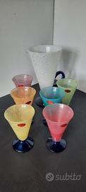 Bicchieri e Caraffa Murano 