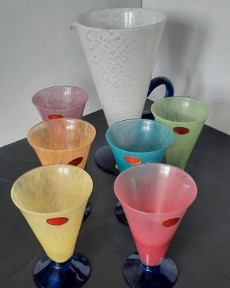 Bicchieri e Caraffa Murano 