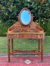 Toilette in radica di noce