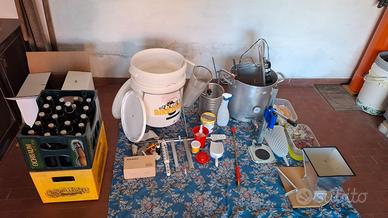 Kit per fare la birra in casa all grain.