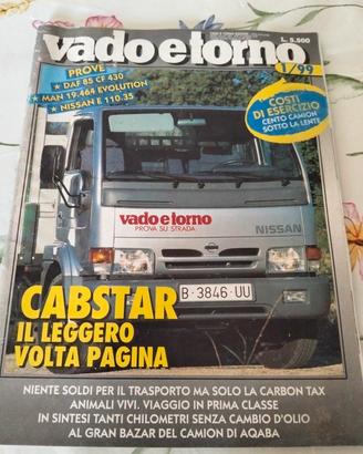 rivista vado e torno gennaio 1999 camion iveco man