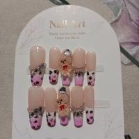 PRESS ON MODELLO TEDDY BEAR CON STRASS TAGLIA S