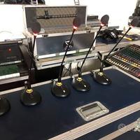 Set microfoni  convegnistica  ciabatta audio