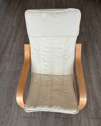 Poltrona Ikea bambino - Legno e Tessuto Beige