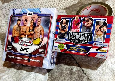 Ufc topps box e combat anthology panini box