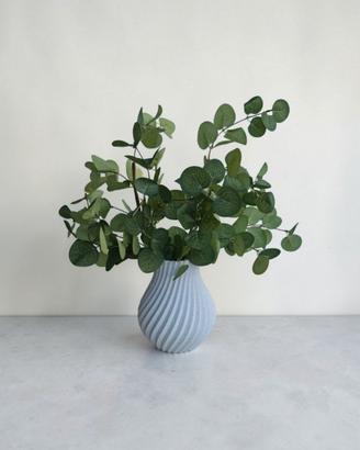 Vaso di Design Effetto Marmo Stile Japandi