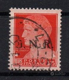 Repubblica Sociale Italiana 1943 Usato  Lotto 4682