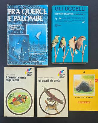 Libri di uccelli e vari