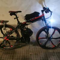 Bicicletta / mountain - bike elettrica pieghevole