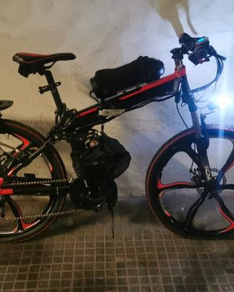 Bicicletta / mountain - bike elettrica pieghevole