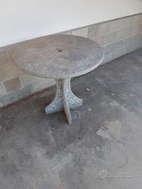 tavolo in pietra pura di luserna per giardino