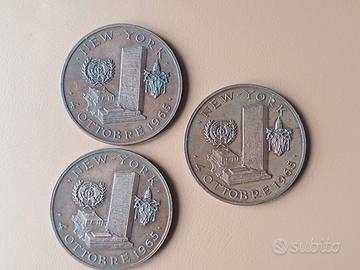 medaglia commemorativa in bronzo 
