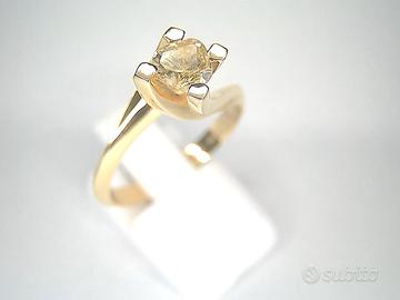 Anello oro giallo 750  Topazio *my heart for you*