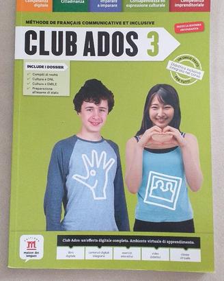 LIBRO CLUB ADOS 3 - FRANCESE PER 3° MEDIA