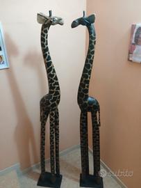 Giraffe Etnico Legno 2 metri