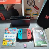 Nintendo Switch più giochi e accessori 