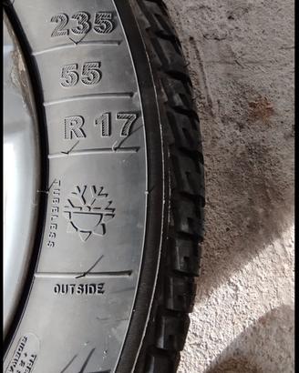 Gomme +cerchione  4 stagioni 235 55 R17