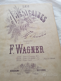 Antichi spartiti musicali per pianoforte