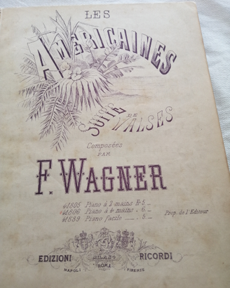 Antichi spartiti musicali per pianoforte