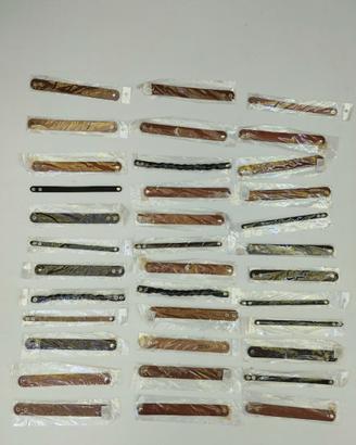 Stock 36 Bracciali Nuovi Uomo/Donna - Vera Pelle
