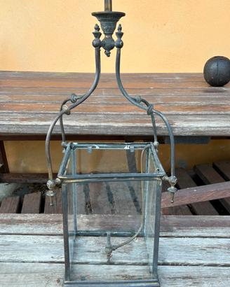 Lanterna da ingresso in ottone