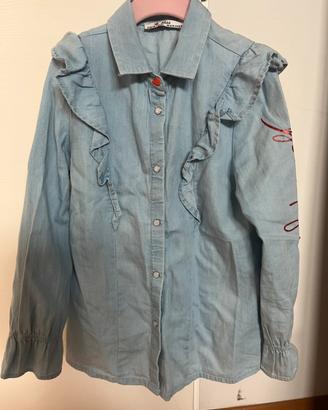 Camicia jeans, bambina, Original marines