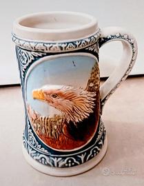 Boccale vintage da birra in ceramica, beerstein te