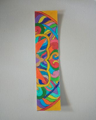 segnalibro dipinto a mano 