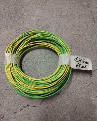 Cavo 1x4 mm² giallo/verde