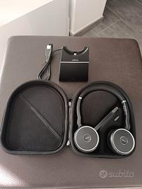 JABRA Evolve 75 cuffie bluetooth con microfono