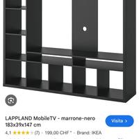 Mobile soggiorno tv ikea lappland