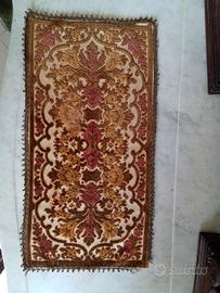 Runner da tavolo, centrotavola antico in velluto