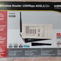 Kraun KR.KQ Wireless Router 150 Mbps Adsl2/2+