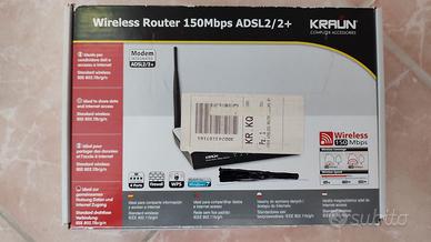 Kraun KR.KQ Wireless Router 150 Mbps Adsl2/2+