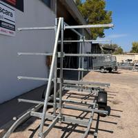 Rimorchio ELLEBI PORTA 10 CANOE KAYAK PRONTI