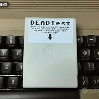 Cartuccia diagnostica dead test per commodore 64