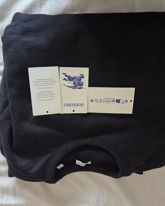 felpa Burberry check taglia L (vestibilità xL)
