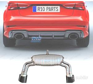 SILENZIATORE DI SCARICO PER AUDI A3 S LINE HATCHBA