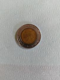 Moneta 500 lire Istat 