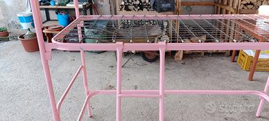 letto a castello rosa