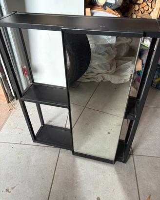 Specchiera bagni con scaffali