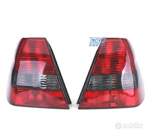 FANALI BMW E46 COMPACT 98-05 ROSSO AFFUMICATO
