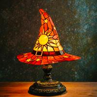 Lampada da tavolo mistica - Cappello da strega