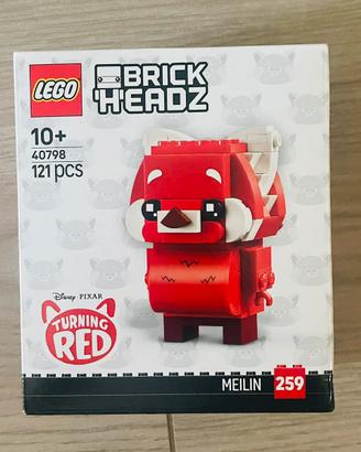 Lego Panda rosso Mei BrickHeadz set - 40798