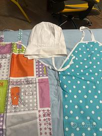 18 rosa 13 azurri grembiuli con capelli