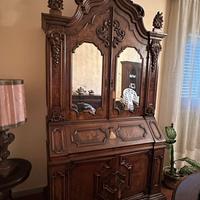 Cristalliera con ribalta